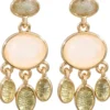 Bijou Brigitte Orecchini a perno - Rose Labradorite