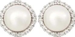Online Bijou Brigitte Orecchini a perno - Round Pearls
