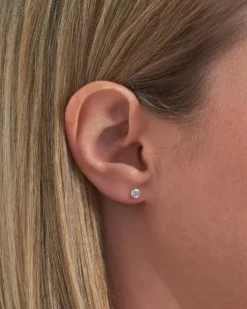 New Bijou Brigitte Orecchini a perno - Round Zirconia