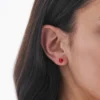 Bijou Brigitte Orecchini a perno - Ruby Hearts