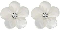 Discount Bijou Brigitte Orecchini a perno - Shell Flower
