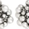 Clearance Bijou Brigitte Orecchini a perno - Silver Chrome