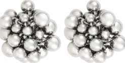 Clearance Bijou Brigitte Orecchini a perno - Silver Chrome