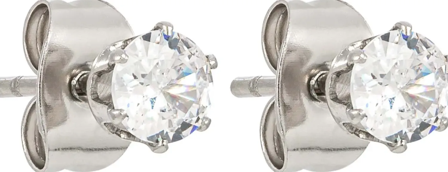 New Bijou Brigitte Orecchini a perno - Silver Classic