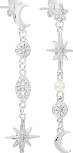 Best Bijou Brigitte Orecchini a perno - Silver Galaxy