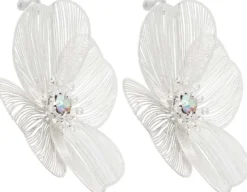 New Bijou Brigitte Orecchini a perno - Silver Petal