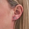 Clearance Bijou Brigitte Orecchini a perno - Silvery Circle