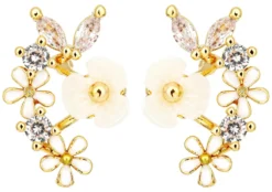 Clearance Bijou Brigitte Orecchini a perno - Soft Sakura