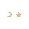 Sale Bijou Brigitte Orecchini a perno - Sparkling Moon