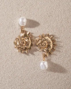 Hot Bijou Brigitte Orecchini a perno - Sparkling Shells