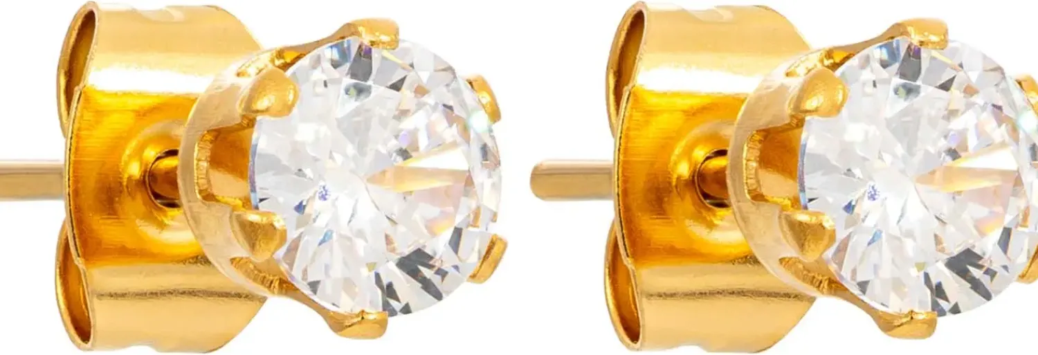 New Bijou Brigitte Orecchini a perno - Steel Sparkle