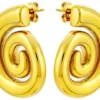 Bijou Brigitte Orecchini a perno - Steel Spiral