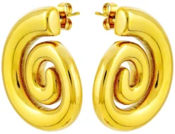 Bijou Brigitte Orecchini a perno - Steel Spiral