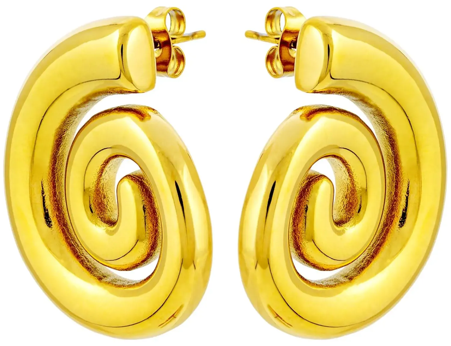 Bijou Brigitte Orecchini a perno - Steel Spiral