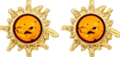 New Bijou Brigitte Orecchini a perno - Sunny Amber
