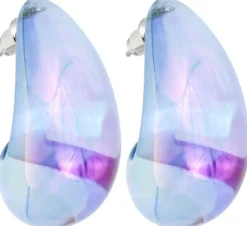 Bijou Brigitte Orecchini a perno - Transparent Blue