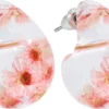 Clearance Bijou Brigitte Orecchini a perno - Transparent Flower