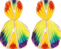 Online Bijou Brigitte Orecchini a perno - Tropical Ginkgo