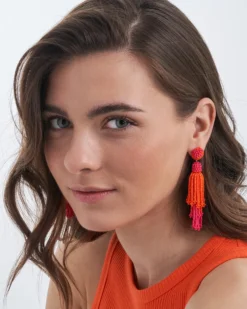 Online Bijou Brigitte Orecchini a perno - Vibrant Tassel