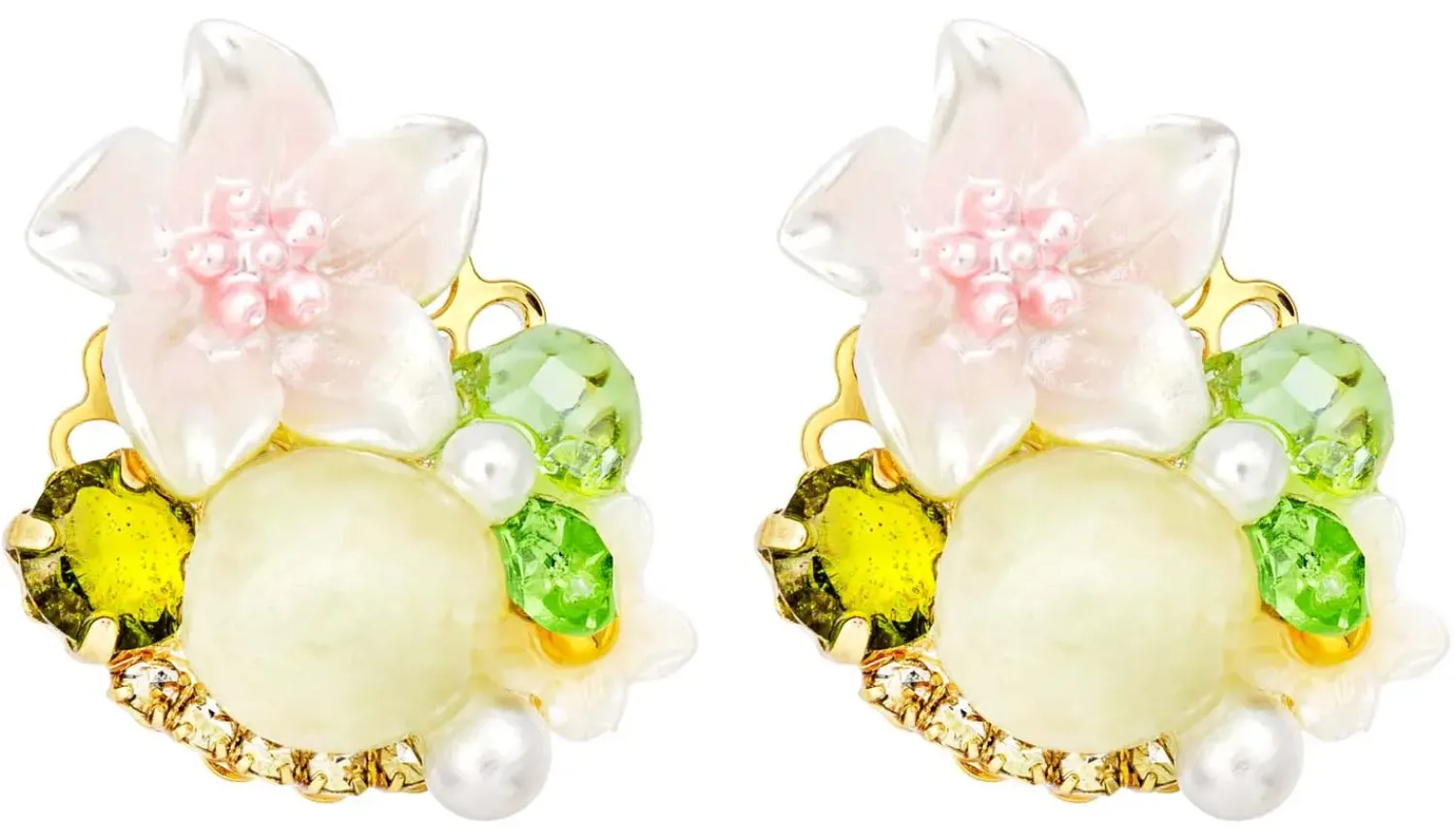 New Bijou Brigitte Orecchini a perno - Wild Flowers