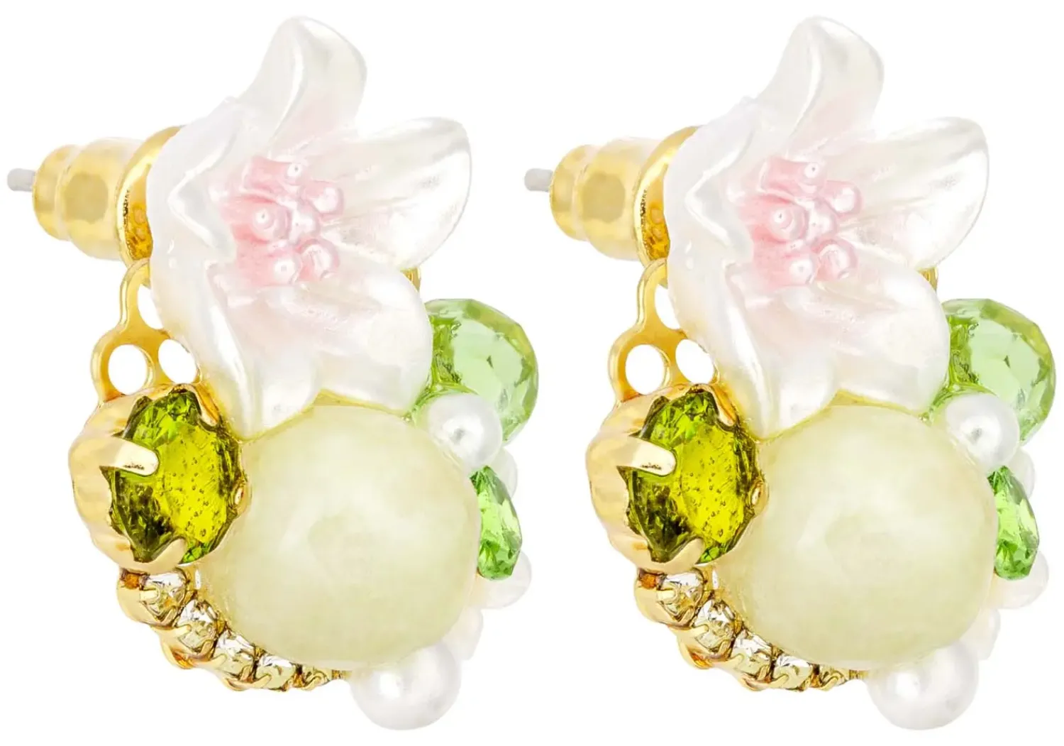 New Bijou Brigitte Orecchini a perno - Wild Flowers