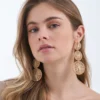 Sale Bijou Brigitte Orecchini a perno - Wrapped Gold