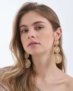 Sale Bijou Brigitte Orecchini a perno - Wrapped Gold