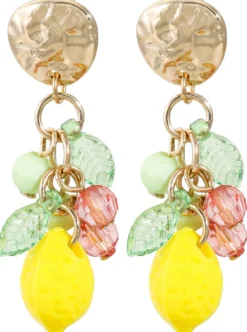 New Bijou Brigitte Orecchini a perno - Zesty Lemon