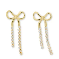 Online Bijou Brigitte Orecchini a perno - Zirconia Bow