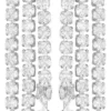 Sale Bijou Brigitte Orecchini a perno - Zirconia Tassel