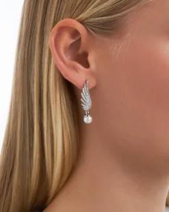 Clearance Bijou Brigitte Orecchini a perno - Zirconia Wings