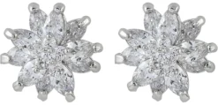 Best Bijou Brigitte Orecchini - Silver Flower