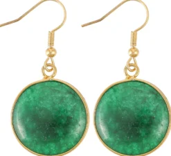 Clearance Bijou Brigitte Orecchino a pendente - Green Beauty