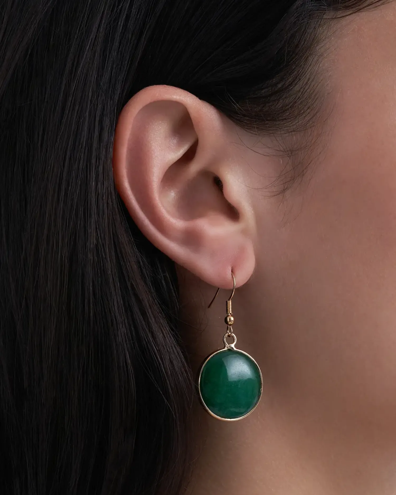 Clearance Bijou Brigitte Orecchino a pendente - Green Beauty