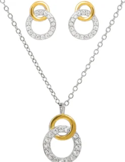 Best Bijou Brigitte Parure di gioielli - Bicolor Sparkle