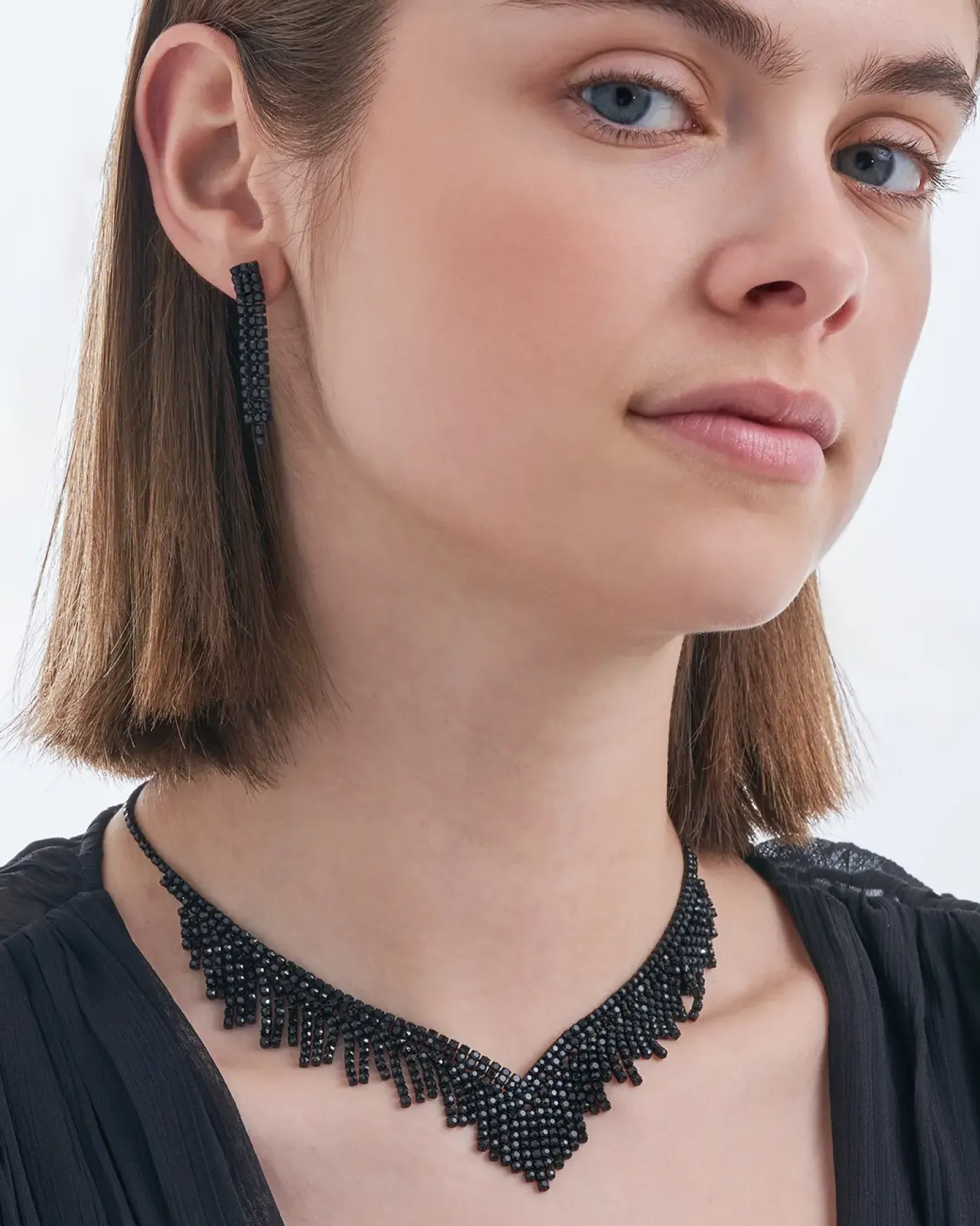 Sale Bijou Brigitte Parure di gioielli - Black Waterfall