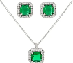 Bijou Brigitte Parure di gioielli - Emerald Zirkonia