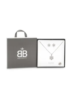 Hot Bijou Brigitte Parure di gioielli - Silver Snow
