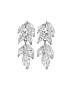 Bijou Brigitte Parure di gioielli - Zirconia Leaves