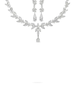 New Bijou Brigitte Parure - Floral Zirkonia
