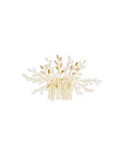 New Bijou Brigitte Pettine - Beige Pearls