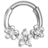 Best Bijou Brigitte Piercing - Chrome Flower