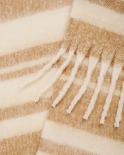 Bijou Brigitte Sciarpa - Beige Stripes