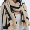 Outlet Bijou Brigitte Sciarpa - Geometrical Beige