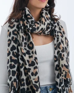 Clearance Bijou Brigitte Sciarpa - Safari Tassels