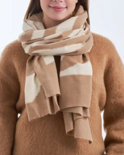 Sale Bijou Brigitte Sciarpa - Taupe Pattern