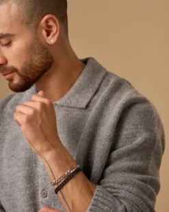 Hot Bijou Brigitte Set braccialetti da uomo - Chunky Chains