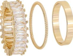 Bijou Brigitte Set di anelli - Classic Gold