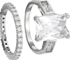 Sale Bijou Brigitte Set di anelli - Elegant Sparkle