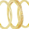 Sale Bijou Brigitte Set di anelli - Golden Pop